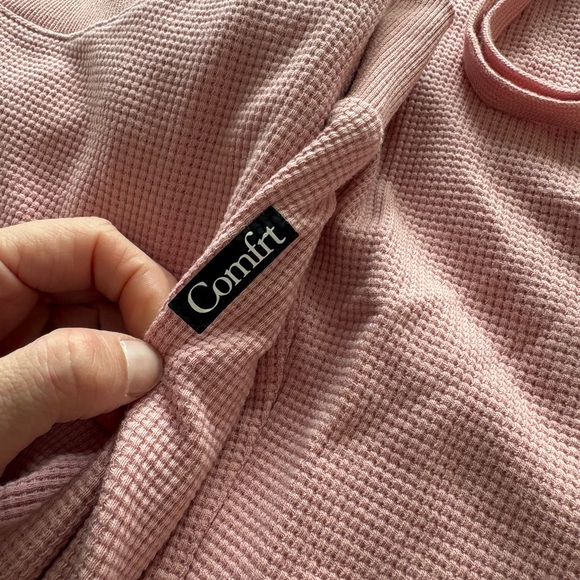 Baby Pink Comfrt Waffle Set Size Small - Picture 4 of 4